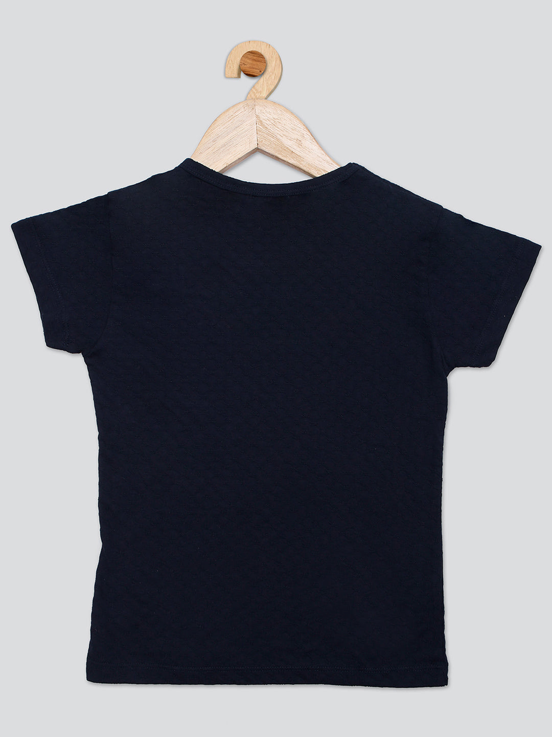 Pampolina Girls Solid Top- Navy