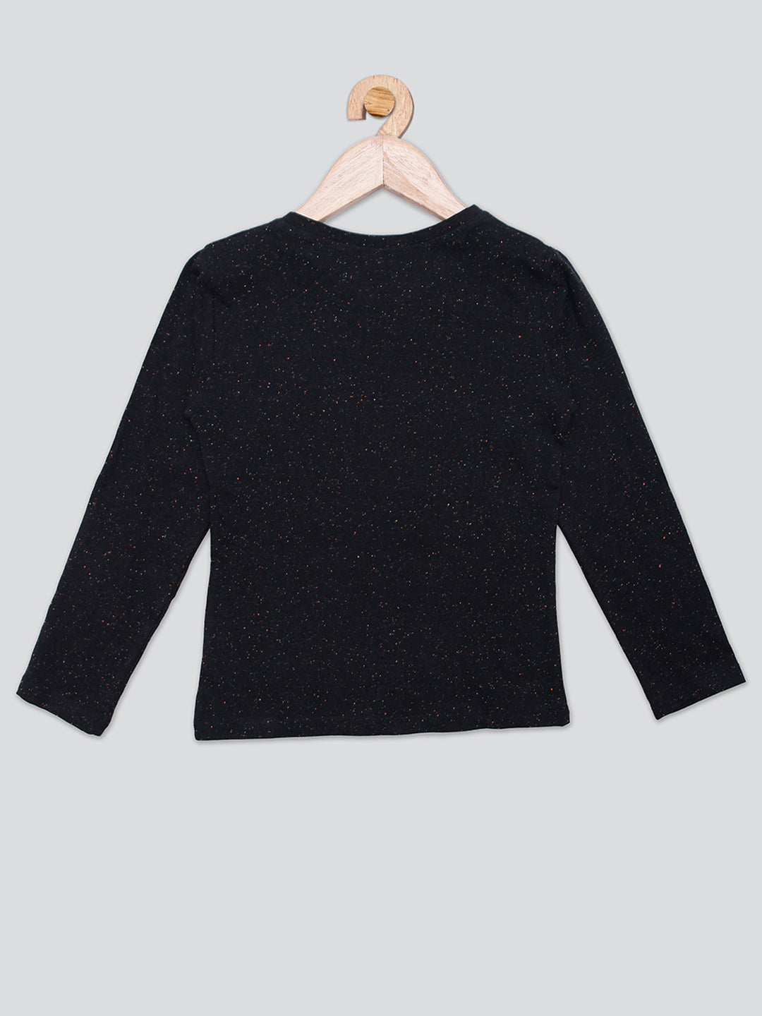 Pampolina Girls  Squene "Printed Pre Winter Top- Black