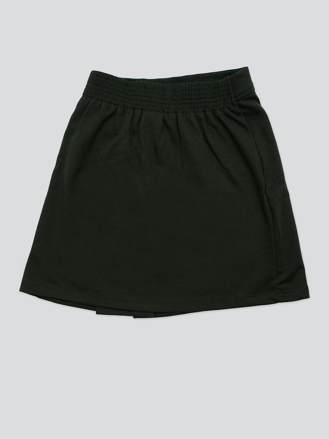 Pampolina Girls Solid Skirt- Olive