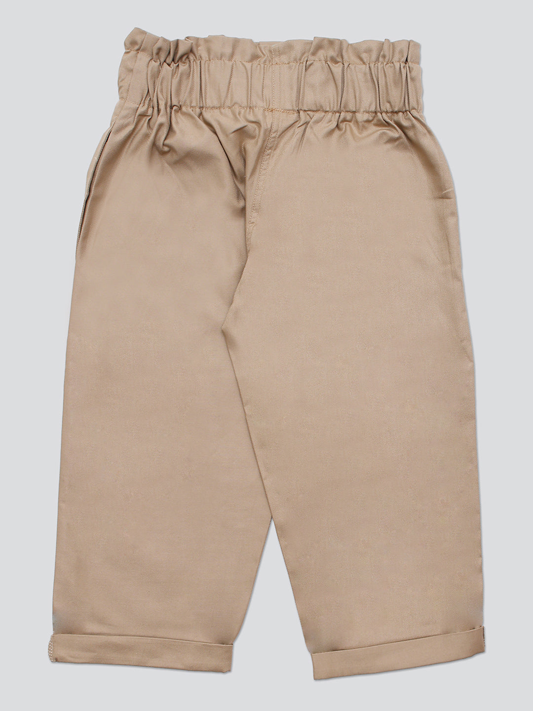 Pampolina Girls Solid Pant- Peach
