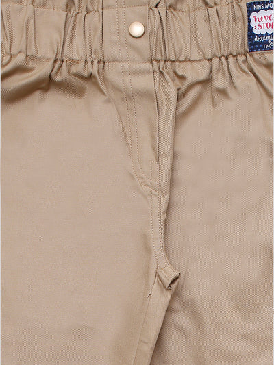 Pampolina Girls Solid Pant- Peach