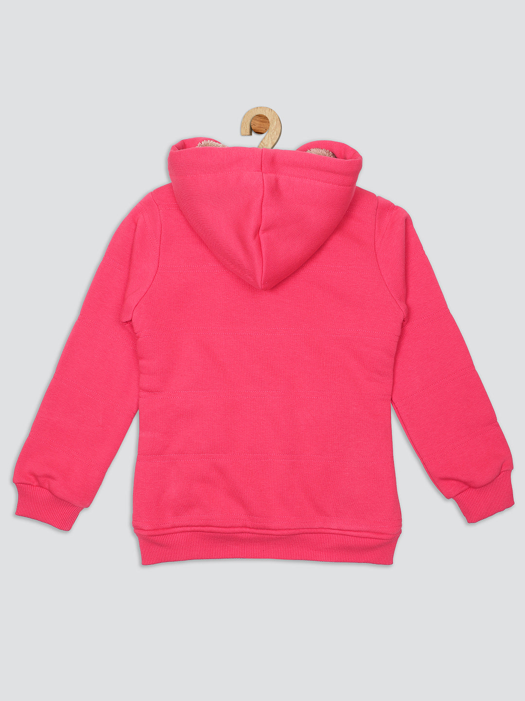 Pampolina Girls Solid Sweatshirt -Coral