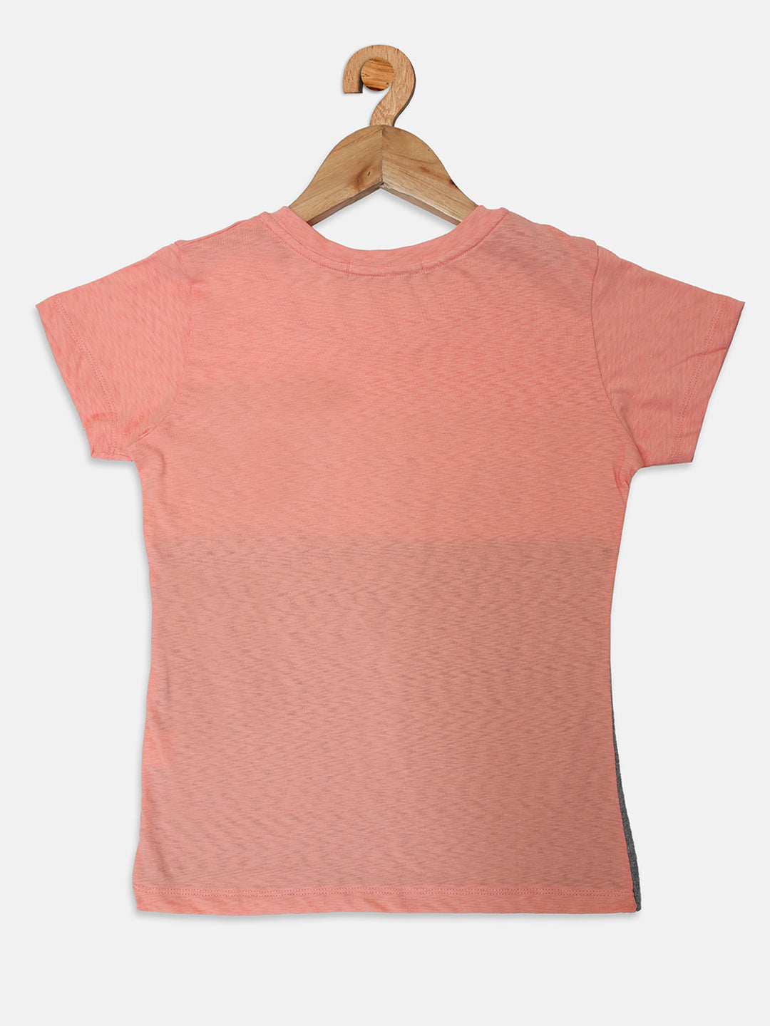 Pampolina  Girls Embellished Multicolour Top--Peach