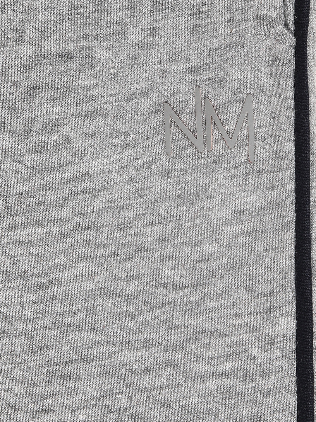 Nins Moda Full Length Side Tape Detailing Track Pants - Grey