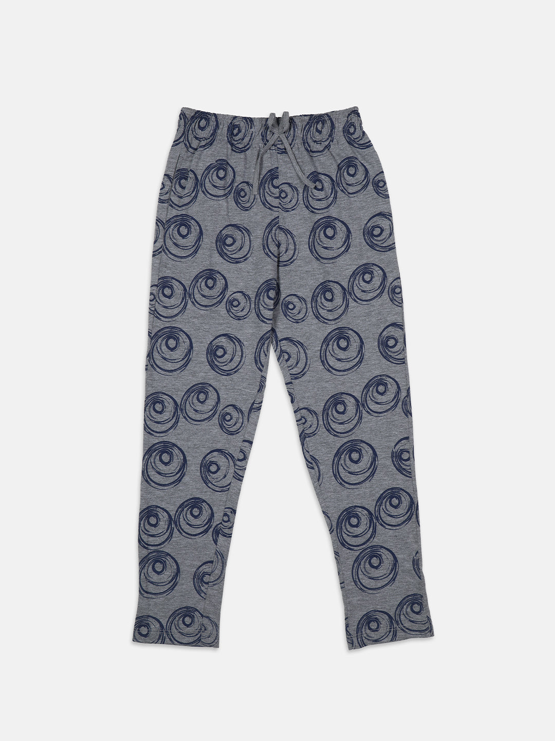 Nins Moda Full Length All Over Printed Track Pants - Grey